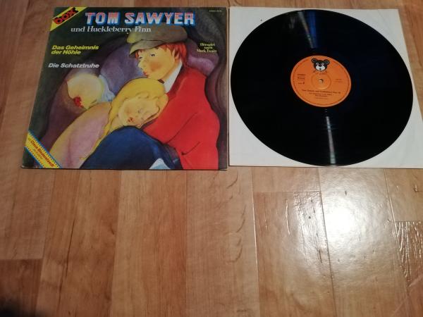 Tom Sawyer und Huckleberry Finn Das Geheimnis der Höhle/Die Schatztruhe 1973 Für Dich 120135 BOX Deutsche Pressung VG+/VG+